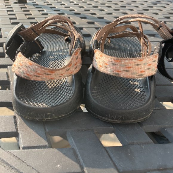 Chaco Women's Sandals - Black and Tan - Picture 6 of 7
